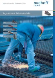 Lagersortiment Sicherheitsschuhe - sudhoff technik GmbH