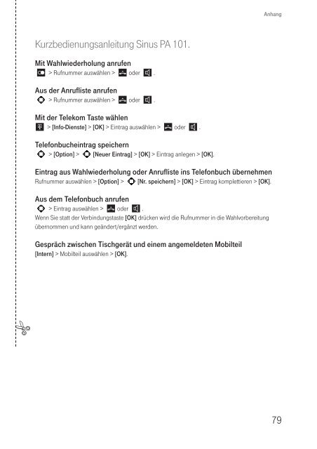 Sinus PA 101 plus 1 - Telefon.de