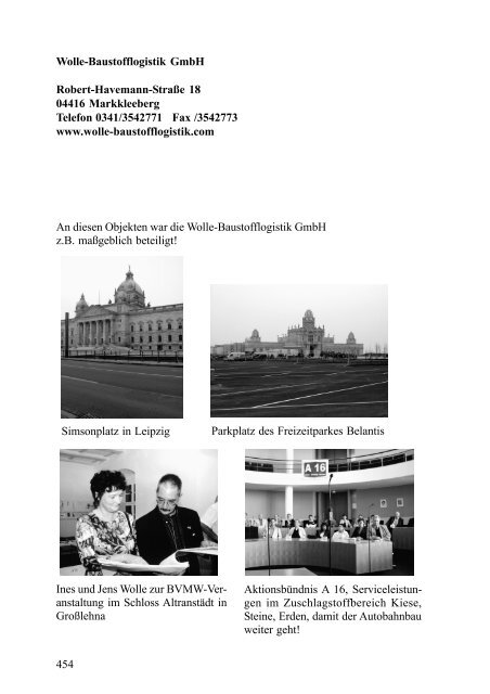 Unsere Firmendarstellung im Regio PR Verlag Dresden - Wolle ...