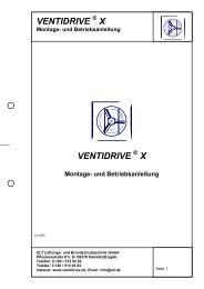 VENTIDRIVE X VENTIDRIVE X - ZLT Lüftungs