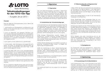 Toto 13 Wette Toto 13 Wette