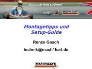 Chassis-Setup - Mach1 Kart