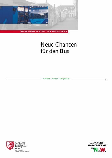 Neue Chancen für den Bus - Busse & Bahnen NRW ...