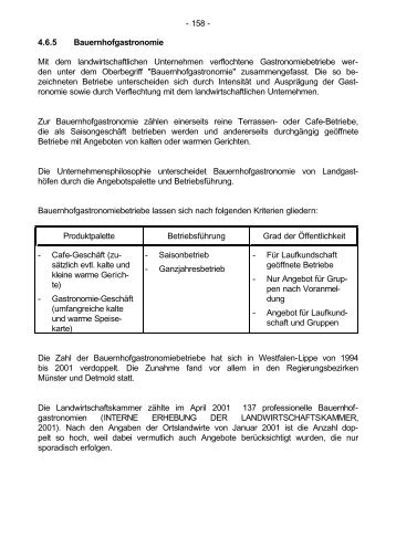 4.6.5 Bauernhofgastronomie - Landwirtschaftskammer Nordrhein ...