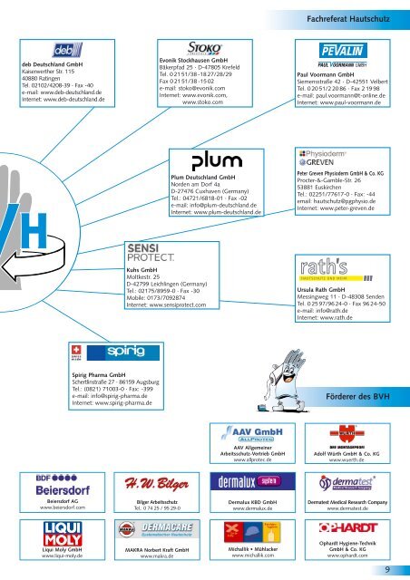 BVH Info-Reihe 1 - Bundesverband Handschutz eV