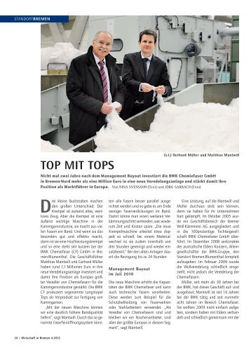 TOP MIT TOPS - bwk chemiefaser gmbh