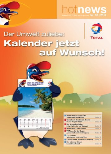 hotnews - TOTAL Mineralöl GmbH - Total Deutschland GmbH