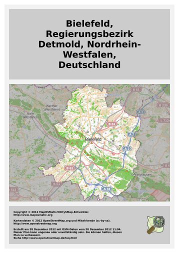 Bielefeld, Regierungsbezirk Detmold, Nordrhein ... - MapOSMatic