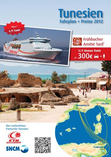 Tunesien - Fahrplan + Preise 2012 - Ferry4you