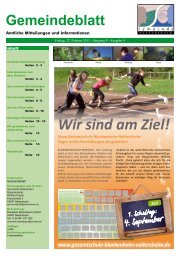 Gemeindeblatt - Nettersheim