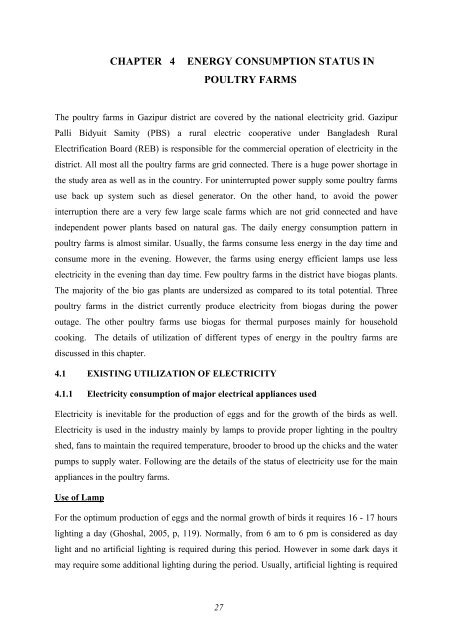 The Potential of Electricity Generation from Poultry Waste in ...