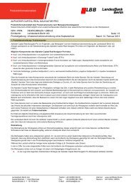 Produktinformationsblatt - comdirect bank AG