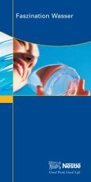 Faszination Wasser - Nestlé Deutschland AG