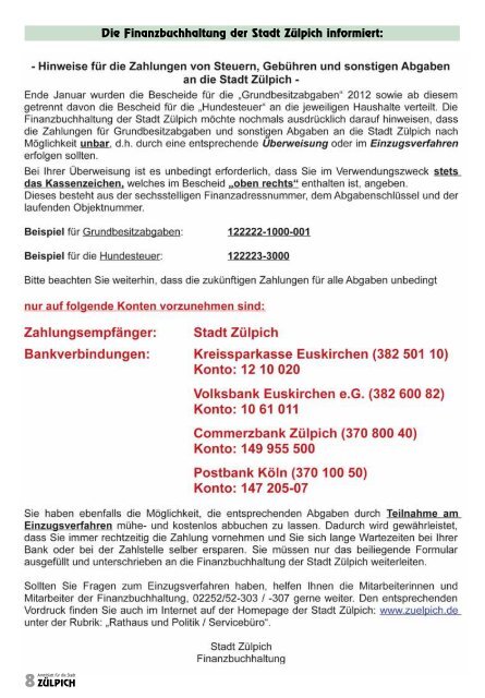 Amtsblatt0212.pdf - Stadt Zülpich