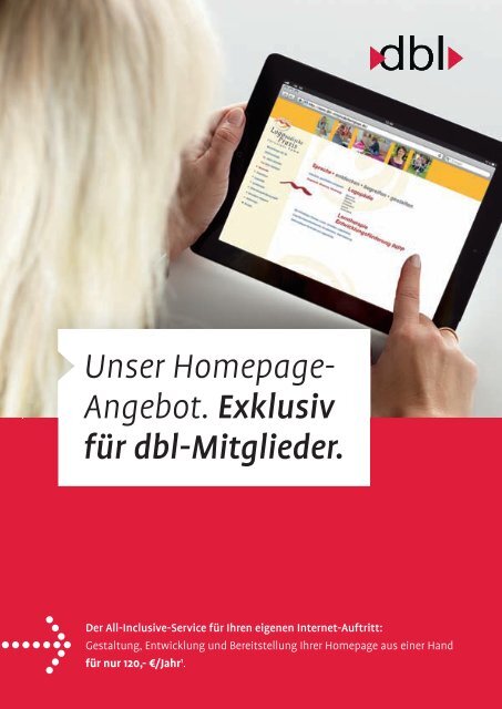 Info-Flyer - dbl - Deutscher Bundesverband für Logopädie e.V.