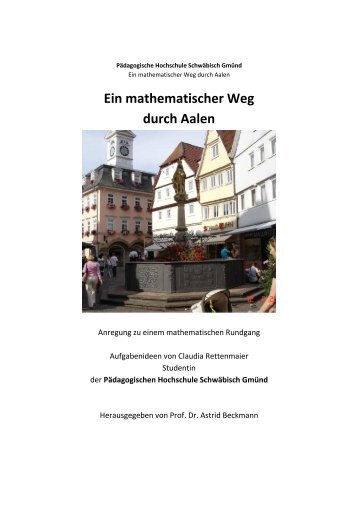 Ein mathematischer Weg durch Aalen - Aufgabenideen zum Jahr ...