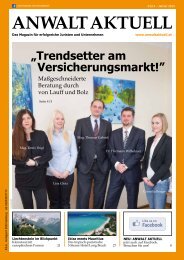 Trendsetter am Versicherungsmarkt - von Lauff und Bolz