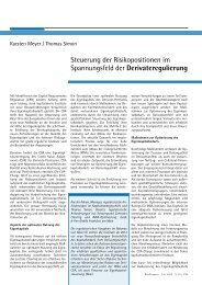 Steuerung der Risikopositionen im Spannungsfeld ... - d-fine GmbH