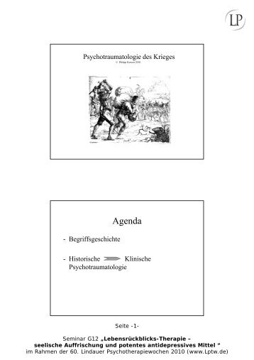 Dr. Philipp Kuwert - Teil 2 (pdf) - Lindauer Psychotherapiewochen