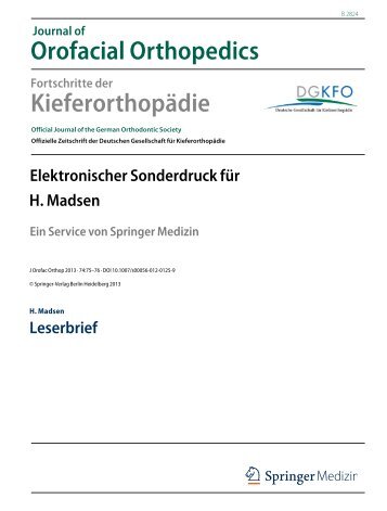 Download (.pdf, 415 KB) - Dr. Madsen, Kieferorthopäde