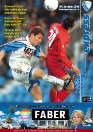 Bielefeld (17.11.2001) - VfL Bochum 1848