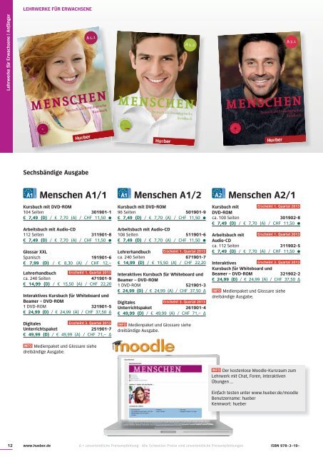 Deutsch als Fremdsprache Programm 2013 - Hueber