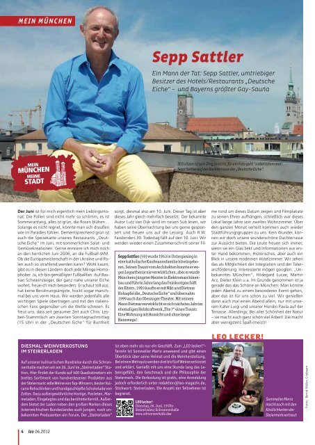 KULTUR SOMMER - leo-magazin.de