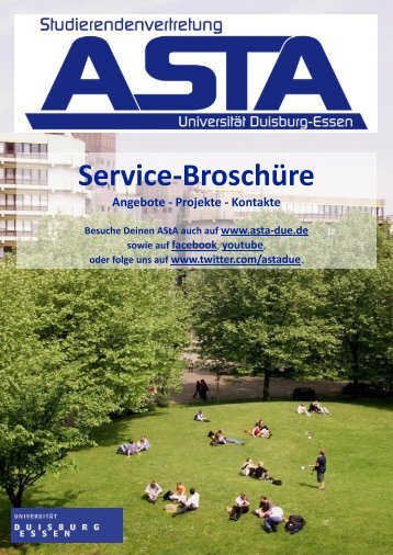 AStA-Service-Broschüre für das WiSe 2011/2012