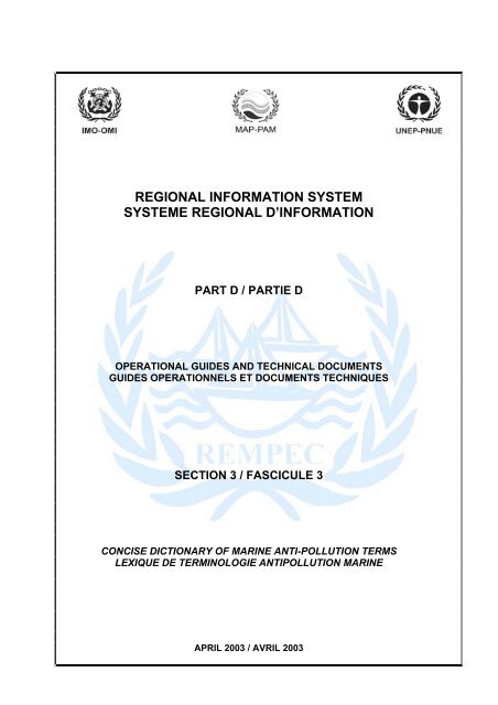 REGIONAL INFORMATION SYSTEM SYSTEME ... - rempec