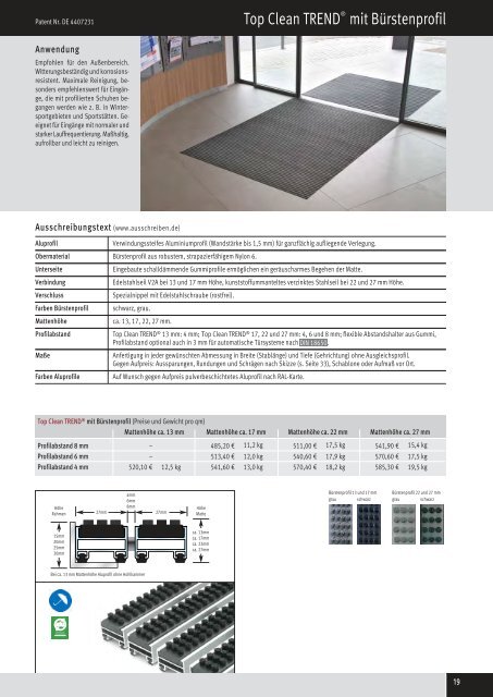 Katalog FUMA Fußmatten-Systeme 2012 als PDF