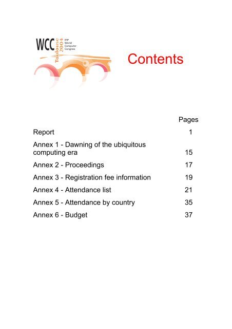 WCC 2004 report - IFIP