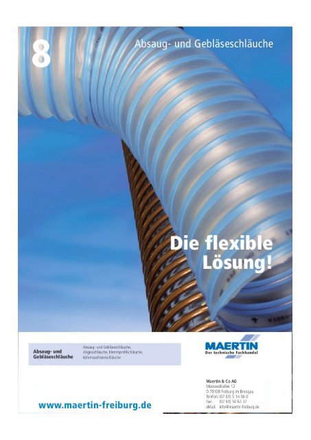 Absaug- und Gebläseschläuche - Maertin & Co. GmbH