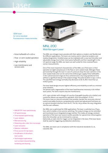 MNL 200 - LTB Lasertechnik Berlin