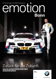 Zurück für die Zukunft. - BMW Niederlassung Bonn