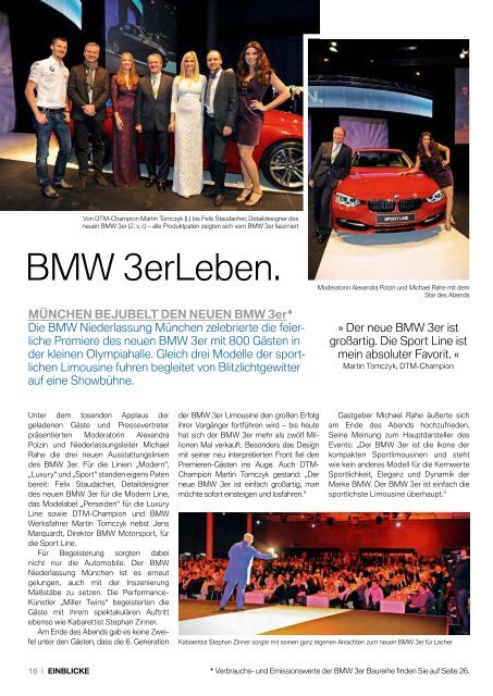 Emotion - BMW Niederlassung München