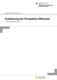 Evaluierung der Perspektive München - Raumentwicklung TUM