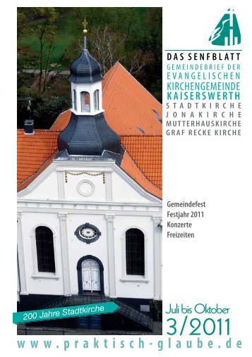 das senfblatt - Evangelische Kirchengemeinde Kaiserswerth