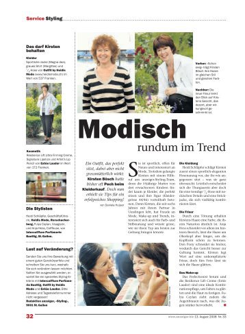Modisch rundum im Trend - Kirsten Bösch - Heidis Mode