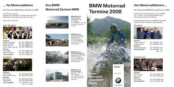 BMW Motorrad Termine 2008 Von Motorradfahrern...