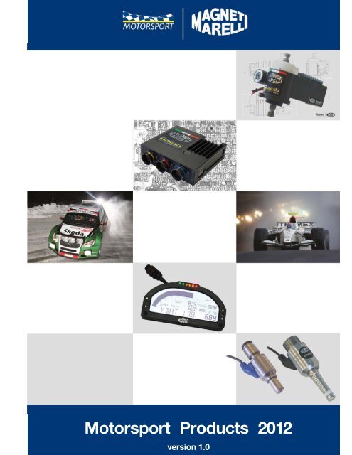 Magneti Marelli Motorsport Products 2012