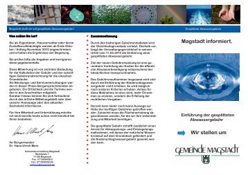 Flyer - Magstadt