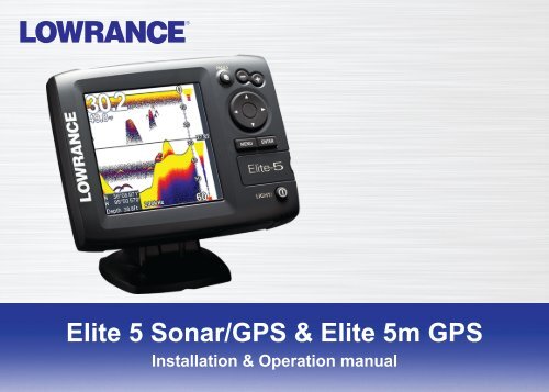 Lowrance elite 5 deals hdi