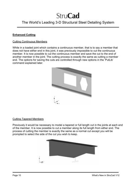 What's New in StruCad V12 - Computer Control Systems