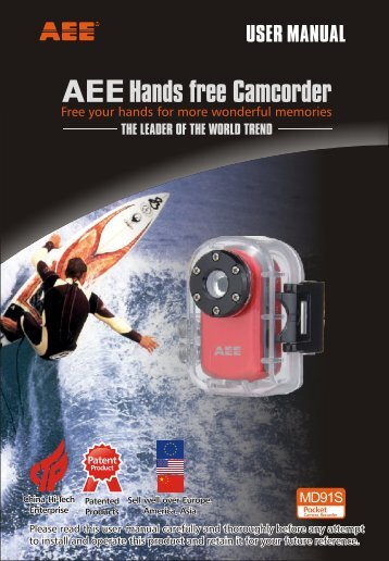 Manual in English AEE-MD91S
