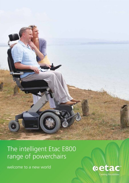 The intelligent Etac E800 range of powerchairs - Etac.com