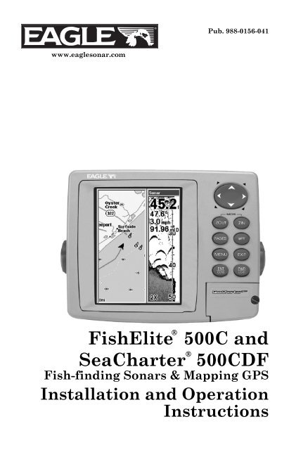FishElite 500C and SeaCharter 500CDF - Eagle
