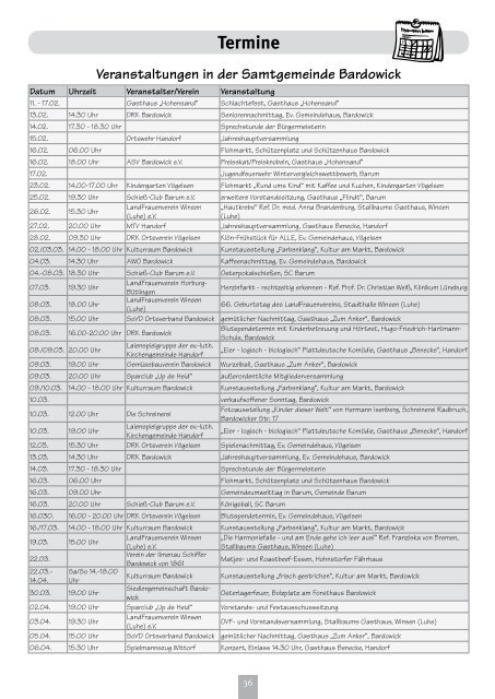 Ausgabe 01/2013 - Samtgemeinde Bardowick