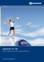 GenuTrain® P3 Knee support for the during activity. - Bauerfeind UK