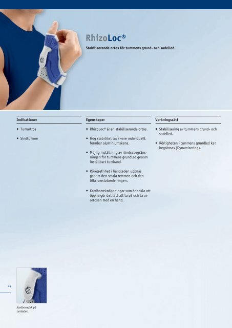 Produktkatalog - 2012-2013 Systematisk behandling. - Bauerfeind