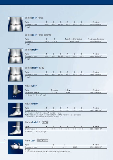 Catalogo Bauerfeind 2011 - Ortopedia Salvati 1850